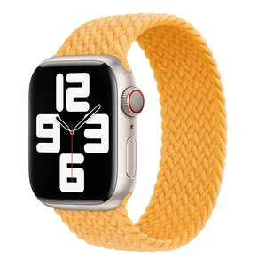Плетеный монобраслет Apple Braided Solo Loop Maize (ML5M3) для Apple Watch Ultra 49mm | 45mm | 44mm | 42mm Размер 5 ML5M3 - Фото 1