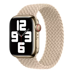 Ремешок Apple Braided Solo Loop Beige (MPCT3) для Apple Watch Ultra 49mm | 45mm | 44mm | 42mm Размер 8 MPCT3 - Фото 1