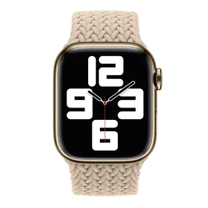 Ремінець Apple Braided Solo Loop Beige (MPCU3) для Apple Watch Ultra 49mm | 45mm | 44mm | 42mm Розмір 9 - Фото 2