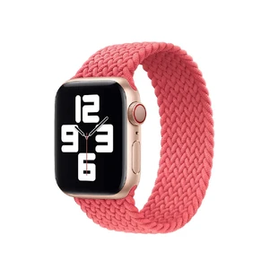 Плетений монобраслет Apple Braided Solo Loop Pink Punch для Apple Watch 41mm | 40mm | 38mm (MY6H2) Розмір 8 MY6H2 - Фото 1