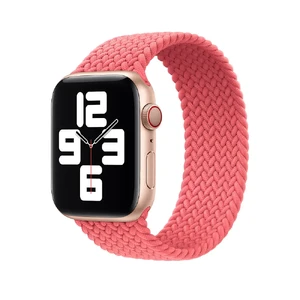 Плетений монобраслет Apple Braided Solo Loop Pink Punch для Apple Watch Ultra 49mm | 45mm | 44mm | 42mm (MY7V2) Розмір 8 MY7V2 - Фото 1