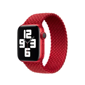 Плетений монобраслет Apple Braided Solo Loop (PRODUCT) Red для Apple Watch 41mm | 40mm | 38mm (ML563) Розмір 1 ML563 - Фото 1
