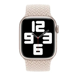Плетеный монобраслет Apple Braided Solo Loop Starlight (MN0Y3) для Apple Watch 41mm | 40mm | 38mm Размер 2 - Фото 2