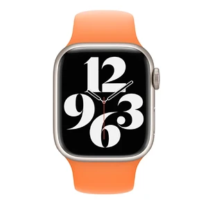 Ремінець Apple Bright Orange Sport Band (MR2N3) для Apple Watch 41mm | 40мм | 38mm (S/M) - Фото 2