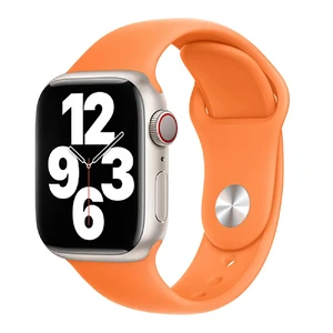Ремінець Apple Bright Orange Sport Band (MR2R3) для Apple Watch Ultra 49mm | 45mm | 44mm | 42mm (M/L) MR2R3 - Фото 1