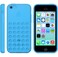Чехол Apple Silicone Case Blue (MF035) для iPhone 5C (MF035) - Фото 5