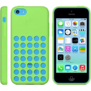 Силіконовий чохол Apple Silicone Case Green (MF037) для iPhone 5C - Фото 6