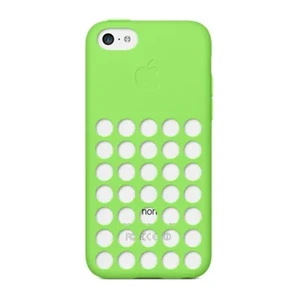 Cиликоновый чехол Apple Silicone Case Green (MF037) для iPhone 5C
