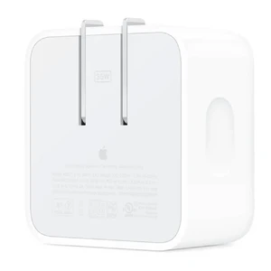 Компактний адаптер живлення Apple Dual USB-C Port 35W (MNWM) + EU адаптер - Фото 4