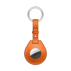 Брелок з кільцем Apple Hermès Key Ring Orange (MX882) з AirTag MX882 - Фото 1