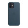 Кожаный чехол Apple Leather Case with MagSafe Baltic Blue (MHKE3) для iPhone 12 | 12 Pro - Фото 2