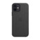 Черный кожаный чехол Apple Leather Case with MagSafe Black (MHKG3) для iPhone 12 | 12 Pro - Фото 2