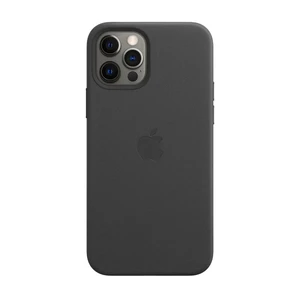 Чорний шкіряний чохол Apple Leather Case with MagSafe Black (MHKM3) для iPhone 12 Pro Max MHKM3 - Фото 1