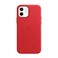 Кожаный чехол Apple Leather Case with MagSafe (PRODUCT)RED (MHKD3) для iPhone 12 | 12 Pro MHKD3 - Фото 1