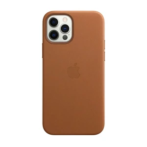 Шкіряний чохол Apple Leather Case with MagSafe Saddle Brown (MHKL3) для iPhone 12 Pro Max - Фото 2