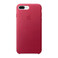Кожаный чехол Apple Leather Case Berry (MPVU2) для iPhone 7 Plus | 8 Plus MPVU2 - Фото 1