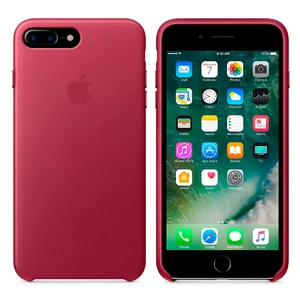 Кожаный чехол Apple Leather Case Berry (MPVU2) для iPhone 7 Plus | 8 Plus - Фото 2