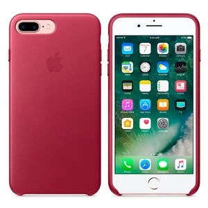 Кожаный чехол Apple Leather Case Berry (MPVU2) для iPhone 7 Plus | 8 Plus - Фото 6