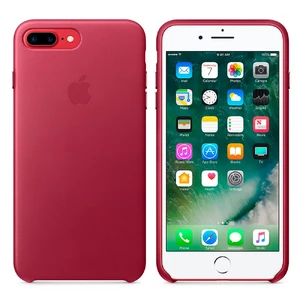 Кожаный чехол Apple Leather Case Berry (MPVU2) для iPhone 7 Plus | 8 Plus - Фото 7