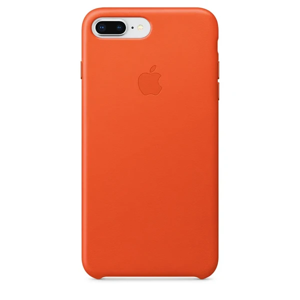 Шкіряний чохол Apple Leather Case Bright Orange (MRGD2) для iPhone 8 Plus | 7 Plus у Кропивницькому