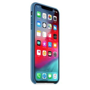Шкіряний чохол Apple Leather Case Cape Cod Blue (MTEW2) для iPhone XS Max - Фото 5