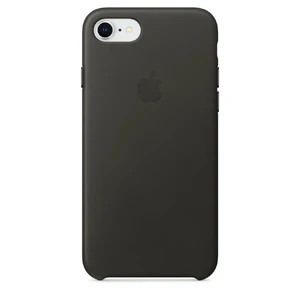 Шкіряний чохол Apple Leather Case Charcoal Gray (MQHC2) для iPhone SE 3 | SE 2 | 8 | 7 MQHC2 - Фото 1