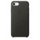 Кожаный чехол Apple Leather Case Charcoal Gray (MQHC2) для iPhone SE 3 | SE 2 | 8 | 7 MQHC2 - Фото 1