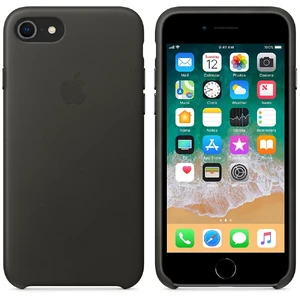 Шкіряний чохол Apple Leather Case Charcoal Gray (MQHC2) для iPhone SE 3 | SE 2 | 8 | 7 - Фото 4