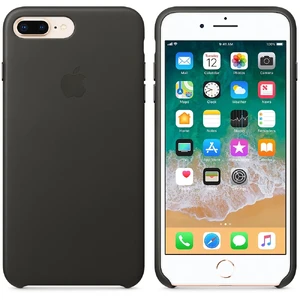 Кожаный чехол Apple Leather Case Charcoal Gray (MQHP2) для iPhone 8 Plus | 7 Plus - Фото 2