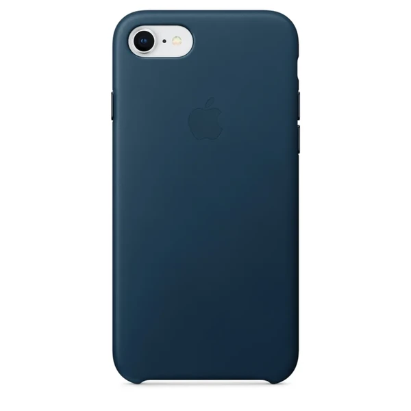 Шкіряний чохол Apple Leather Case Cosmos Blue (MQHF2) для iPhone SE 3 | SE 2 | 8 | 7