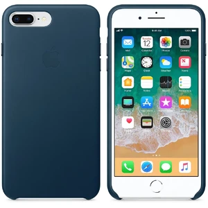 Шкіряний чохол Apple Leather Case Cosmos Blue (MQHR2) для iPhone 8 Plus | 7 Plus - Фото 3