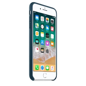 Шкіряний чохол Apple Leather Case Cosmos Blue (MQHR2) для iPhone 8 Plus | 7 Plus - Фото 5