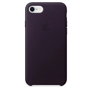 Шкіряний чохол Apple Leather Case Dark Aubergine (MQHD2) для iPhone SE 3 | SE 2 | 8 | 7 MQHD2 - Фото 1