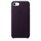 Кожаный чехол Apple Leather Case Dark Aubergine (MQHD2) для iPhone SE 3 | SE 2 | 8 | 7 MQHD2 - Фото 1