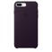 Кожаный чехол Apple Leather Case Dark Aubergine (MQHQ2) для iPhone 8 Plus | 7 Plus MQHQ2 - Фото 1