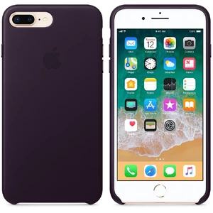 Шкіряний чохол Apple Leather Case Dark Aubergine (MQHQ2) для iPhone 8 Plus | 7 Plus - Фото 2