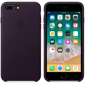 Шкіряний чохол Apple Leather Case Dark Aubergine (MQHQ2) для iPhone 8 Plus | 7 Plus - Фото 4