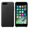 Шкіряний чохол Apple Leather Case Black (MMYJ2) для iPhone 7 Plus | 8 Plus - Фото 2