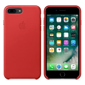 Шкіряний чохол Apple Leather Case (PRODUCT) RED (MMYK2) для iPhone 7 Plus | 8 Plus - Фото 3