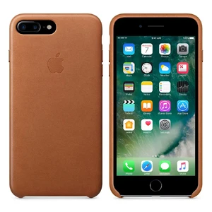 Кожаный чехол Apple Leather Case Saddle Brown (MMYF2) для iPhone 7 Plus | 8 Plus - Фото 2