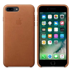 Кожаный чехол Apple Leather Case Saddle Brown (MMYF2) для iPhone 7 Plus | 8 Plus - Фото 3