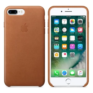 Кожаный чехол Apple Leather Case Saddle Brown (MMYF2) для iPhone 7 Plus | 8 Plus - Фото 4