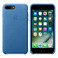 Кожаный чехол Apple Leather Case Sea Blue (MMYH2) для iPhone 7 Plus | 8 Plus - Фото 3