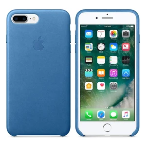 Кожаный чехол Apple Leather Case Sea Blue (MMYH2) для iPhone 7 Plus | 8 Plus - Фото 4