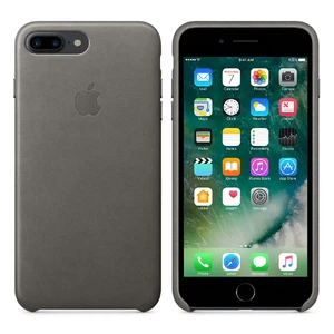 Кожаный чехол Apple Leather Case Storm Gray (MMYE2) для iPhone 7 Plus | 8 Plus - Фото 3