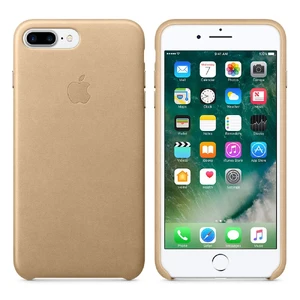 Шкіряний чохол Apple Leather Case Tan (MMYL2) для iPhone 7 Plus | 8 Plus - Фото 4