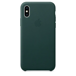 Шкіряний чохол Apple Leather Case Forest Green (MTER2) ​​для iPhone XS MTER2 - Фото 1