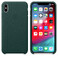 Кожаный чехол Apple Leather Case Forest Green (MTEV2) для iPhone XS Max - Фото 3