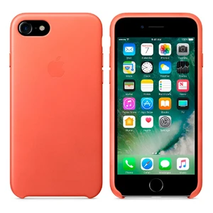 Кожаный чехол Apple Leather Case Geranium (MQ5F2) для iPhone SE 3 | SE 2 | 8 | 7 - Фото 2