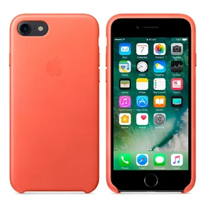 Кожаный чехол Apple Leather Case Geranium (MQ5F2) для iPhone SE 3 | SE 2 | 8 | 7 - Фото 3